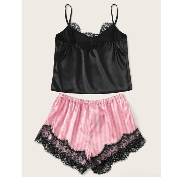 Lace Satin Pj Set 💕 - Picture 4 of 4